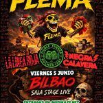 Flema+La Linea Roja+Doble Fuerza+Negra Calavera en Bilbao 5 de junio